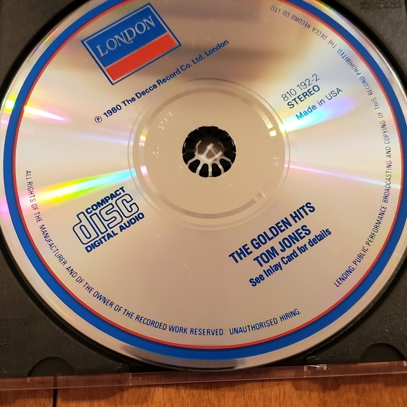 The Golden Hits by Tom Jones (CD, 1986, London) - Picture 3 of 4